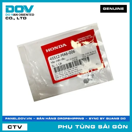 NẮP CHẮN NHỚT | HONDA PARTS CODE 45512MA6006 — 45512MA6006