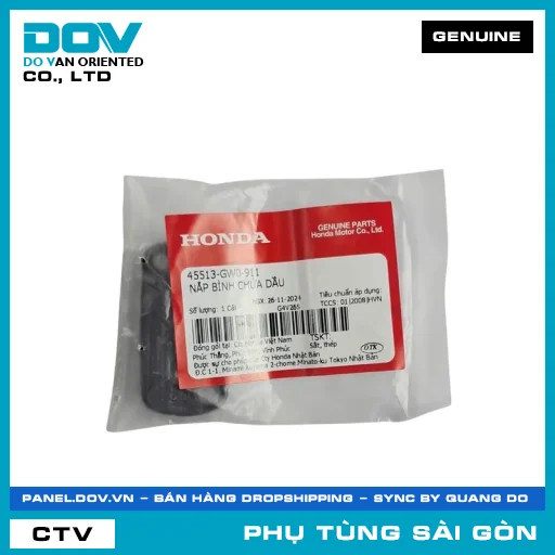 NẮP BÌNH CHỨA NHỚT | HONDA PARTS CODE 45513GW0911 — 45513GW0911
