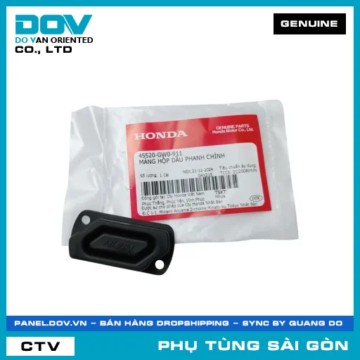 MÀNG HỘP NHỚT PHANH CHÍNH | HONDA PARTS CODE 45520GW0911 — 45520GW0911