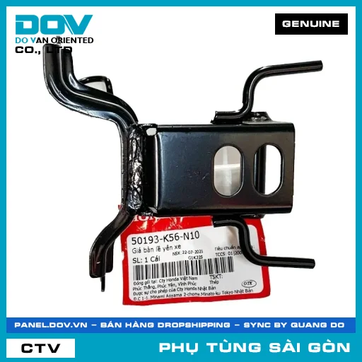 GIÁ BẢN LỀ YÊN XE | HONDA PARTS CODE 50193K56N10 — 50193K56N10
