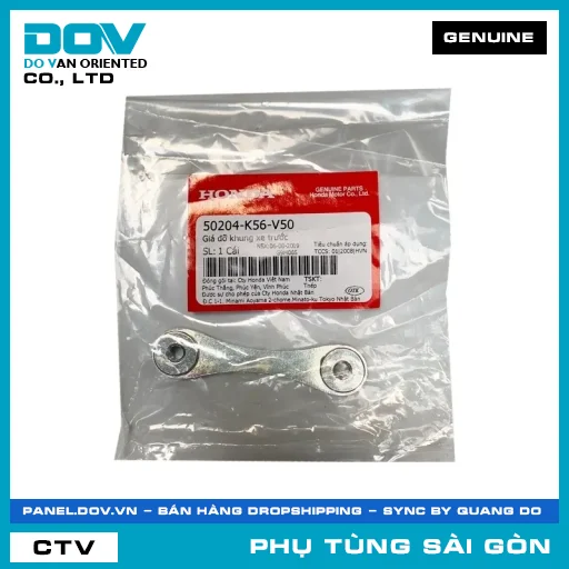 GIÁ ĐỠ KHUNG XE TRƯỚC | HONDA PARTS CODE 50204K56V50 — 50204K56V50