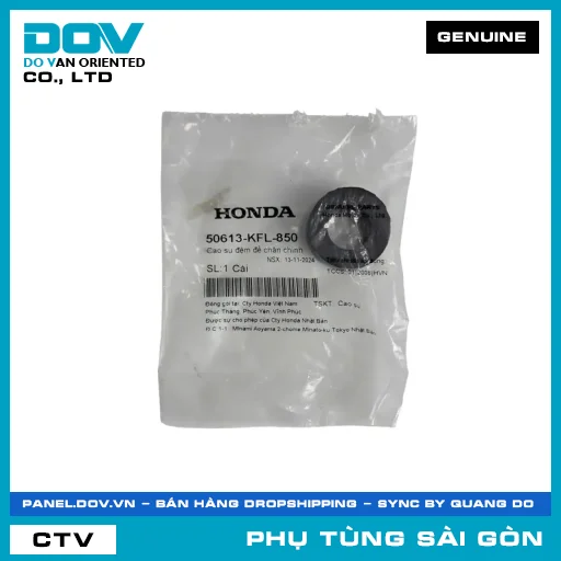 CAO SU ĐỆM ĐỂ CHÂN CHÍNH | HONDA PARTS CODE 50613KFL850 — 50613KFL850