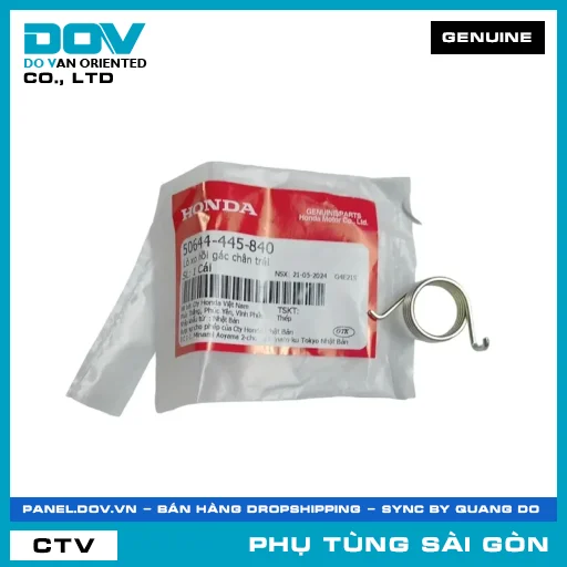 LÒ XO HỒI GÁC CHÂN TRÁI | HONDA PARTS CODE 50644445840 — 50644445840