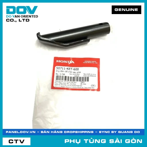 ỐNG ĐỆM ĐỂ CHÂN SAU PHẢI | HONDA PARTS CODE 50711KET600 — 50711KET600
