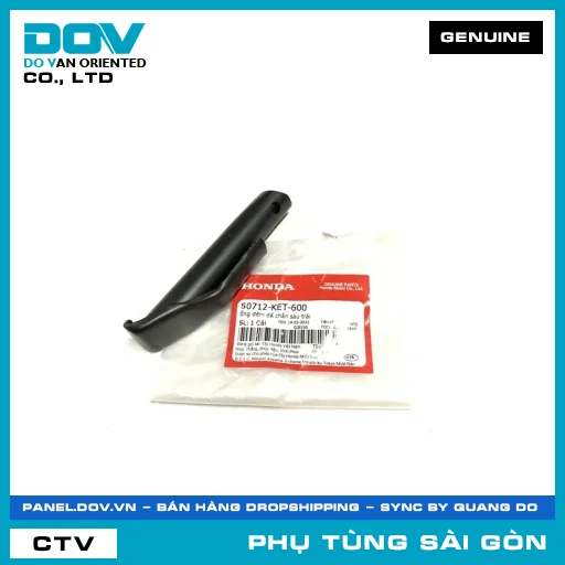 ỐNG ĐỆM ĐỂ CHÂN SAU TRÁI | HONDA PARTS CODE 50712KET600 — 50712KET600