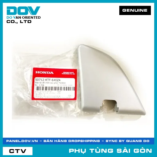 NẮP ỐP ĐỂ CHÂN SAU PHẢI *NHA60 | HONDA PARTS CODE 50712KTF640ZA — 50712KTF640ZA