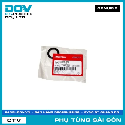 TẤM ĐỆM CAO SU ĐỂ CHÂN | HONDA PARTS CODE 50715KE8000 — 50715KE8000