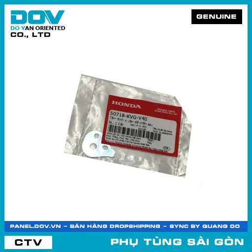 TẤM ĐỊNH VỊ CẦN ĐỂ CHÂN SAU | HONDA PARTS CODE 50718KVGV40 — 50718KVGV40
