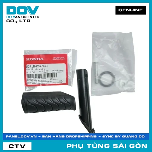 CỤM ĐỂ CHÂN SAU TRÁI | HONDA PARTS CODE 5071BK07940 — 5071BK07940