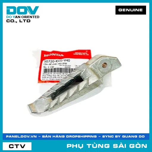 CẦN ĐỂ CHÂN SAU PHẢI | HONDA PARTS CODE 50720KVGV40 — 50720KVGV40