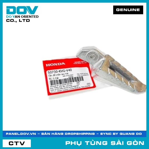 CẦN ĐỂ CHÂN SAU TRÁI | HONDA PARTS CODE 50730KVGV40 — 50730KVGV40