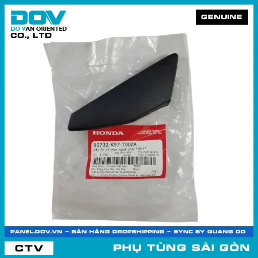 NẮP ỐP ĐỂ CHÂN NGOÀI PHẢI *NH1* | HONDA PARTS CODE 50732K97T00ZA — 50732K97T00ZA