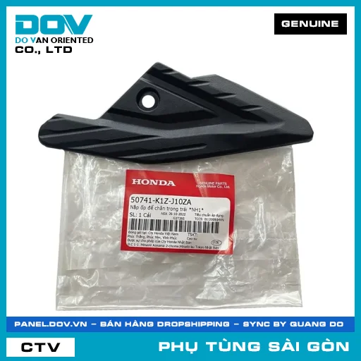 NẮP ỐP ĐỂ CHÂN TRONG TRÁI *NH1* | HONDA PARTS CODE 50741K1ZJ10ZA — 50741K1ZJ10ZA