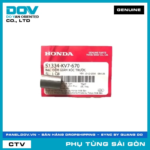 BẠC THANH XOẮN TREO ĐỘNG ĐÔNG | HONDA PARTS CODE 51334KV7670 — 51334KV7670