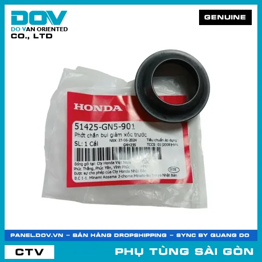 PHỐT CHẮN BỤI PHUỘC TRƯỚC | HONDA PARTS CODE 51425GN5901 — 51425GN5901