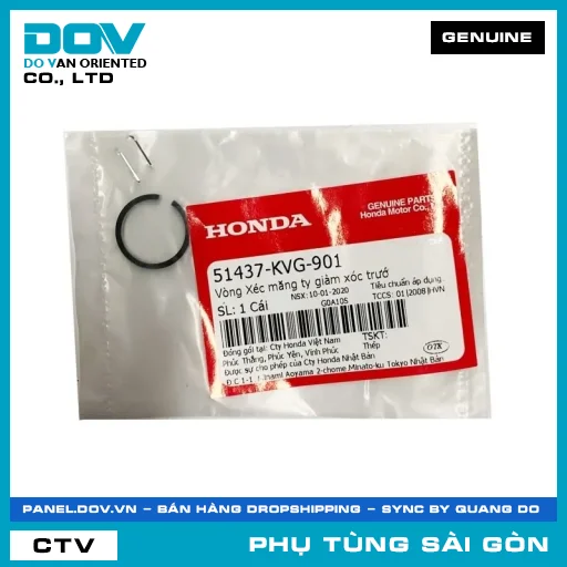 VÒNG XÉC MĂNG TY PHUỘC TRƯỚ | HONDA PARTS CODE 51437KVG901 — 51437KVG901