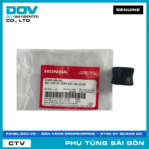 BẠC CAO SU PHUỘC SAU DƯỚI | HONDA PARTS CODE 52485088901 — 52485088901