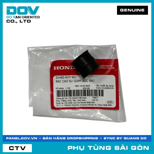 BẠC CAO SU PHUỘC SAU | HONDA PARTS CODE 52485KVY901 — 52485KVY901