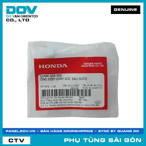 ỐNG ĐỆM PHUỘC SAU DƯỚI | HONDA PARTS CODE 52486056000 — 52486056000