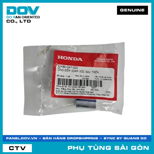 ỐNG ĐỆM PHUỘC SAU TRÊN | HONDA PARTS CODE 52486GA7003 — 52486GA7003