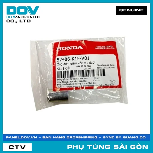ỐNG ĐỆM PHUỘC SAU DƯỚI | HONDA PARTS CODE 52486K1FV01 — 52486K1FV01