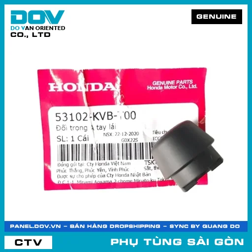 ĐỐI TRỌNG A TAY LÁI | HONDA PARTS CODE 53102KVBT00 — 53102KVBT00