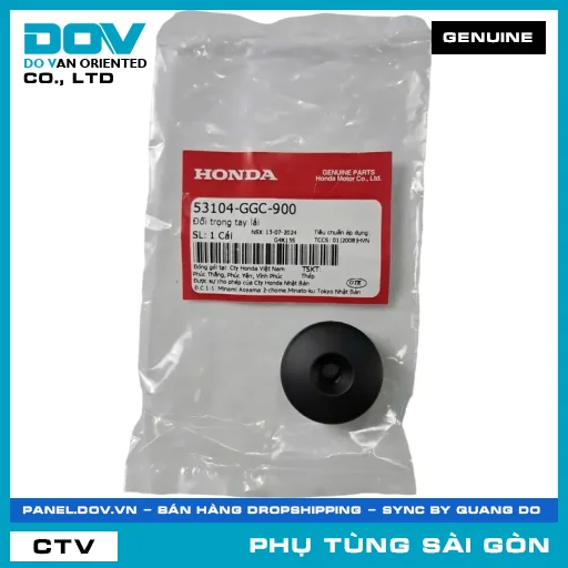 ĐỐI TRỌNG TAY LÁI | HONDA PARTS CODE 53104GGC900 — 53104GGC900