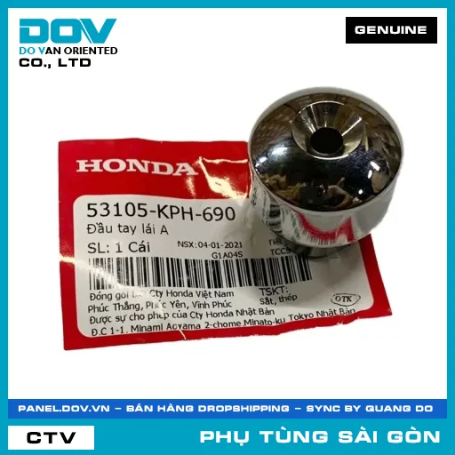 ĐẦU TAY LÁI A | HONDA PARTS CODE 53105KPH690 — 53105KPH690