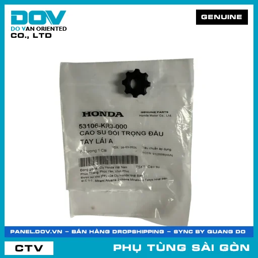 CAO SU ĐỐI TRỌNG ĐẦU TAY LÁI A | HONDA PARTS CODE 53106KR3000 — 53106KR3000