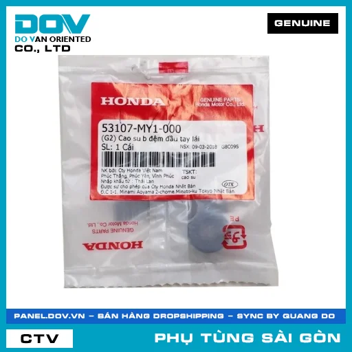 CAO SU B ĐỆM ĐẦU TAY LÁI | HONDA PARTS CODE 53107MY1000 — 53107MY1000