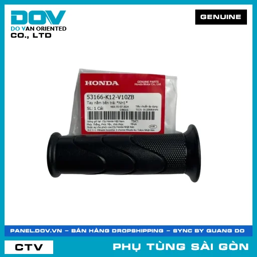 TAY NẮM BÊN TRÁI *NH1* | HONDA PARTS CODE 53166K12V10ZB — 53166K12V10ZB