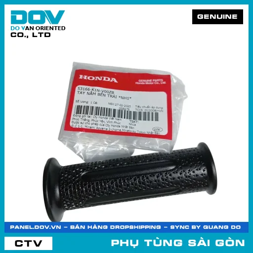 TAY NẮM BÊN TRÁI *NH1* | HONDA PARTS CODE 53166K1NV00ZB — 53166K1NV00ZB