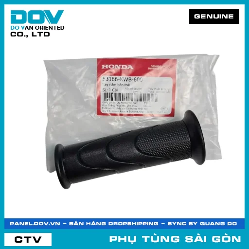TAY NẮM BÊN TRÁI | HONDA PARTS CODE 53166KWB600 — 53166KWB600
