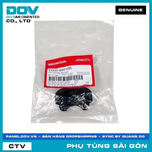 CỤM GIỮ TAY GA DƯỚI | HONDA PARTS CODE 53167K66V00 — 53167K66V00