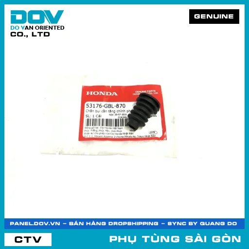 CHẮN BỤI CẦN TĂNG CHỈNH PHANH | HONDA PARTS CODE 53176GBL870 — 53176GBL870