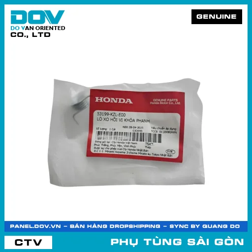 LÒ XO HỒI VỊ KHÓA PHANH | HONDA PARTS CODE 53199KZLE00 — 53199KZLE00