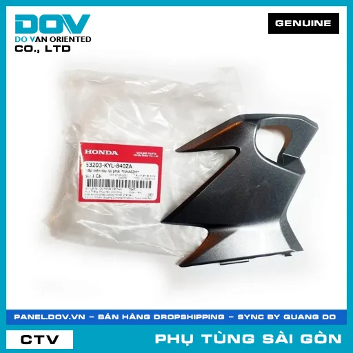NẮP TRÊN TAY LÁI PHẢI *NHA62M* | HONDA PARTS CODE 53203KYL840ZA — 53203KYL840ZA