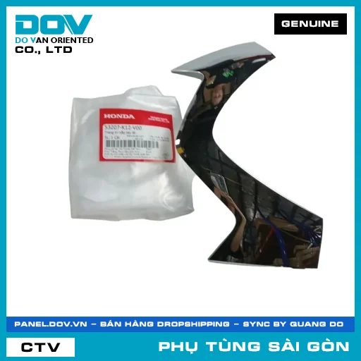 TRANG TRÍ NẮP TAY LÁI | HONDA PARTS CODE 53207K12V00 — 53207K12V00