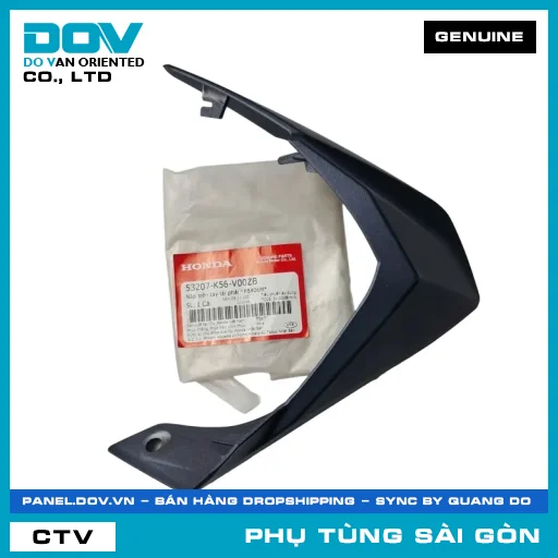 NẮP TRÊN TAY LÁI PHẢI *PB406M* | HONDA PARTS CODE 53207K56V00ZB — 53207K56V00ZB