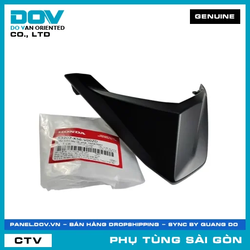 NẮP TRÊN TAY LÁI PHẢI *NHA76M* | HONDA PARTS CODE 53207K56V00ZD — 53207K56V00ZD