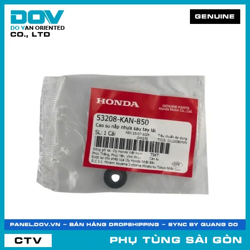 CAO SU NẮP NHỰA SAU TAY LÁI | HONDA PARTS CODE 53208KAN850 — 53208KAN850