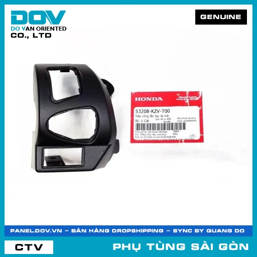 NẮP CÔNG TẮC TAY LÁI TRÁI | HONDA PARTS CODE 53208KZVT00 — 53208KZVT00