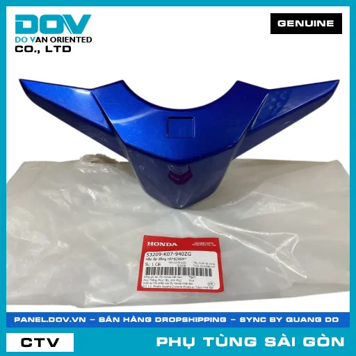 NẮP ỐP ĐỒNG HỒ*B206M* | HONDA PARTS CODE 53209K07940ZG — 53209K07940ZG