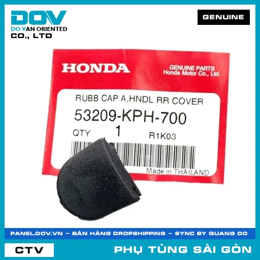 KẸP CAO SU A NẮP SAU | HONDA PARTS CODE 53209KPH700 — 53209KPH700