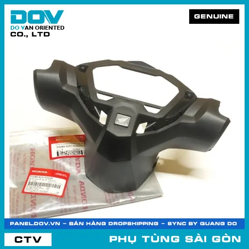 BỘ ỐP NHỰA SAU TAY LÁI *TBLACK* | HONDA PARTS CODE 53280K2VN30ZA — 53280K2VN30ZA