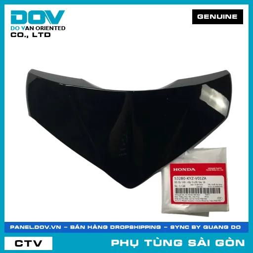 BỘ ỐP TRÊN NẮP TRƯỚC TAY LÁI | HONDA PARTS CODE 53280KYZV01ZA — 53280KYZV01ZA