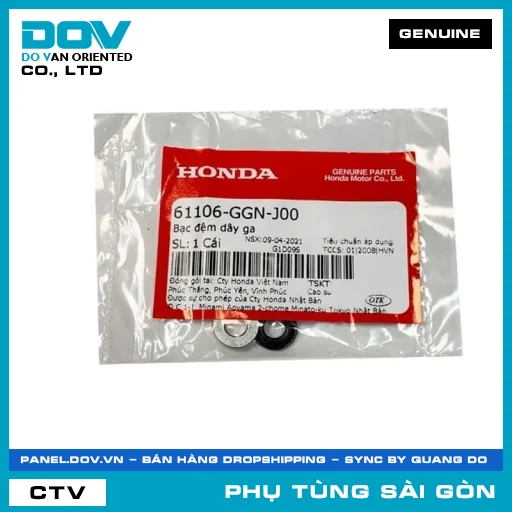 BẠC ĐỆM DÂY GA | HONDA PARTS CODE 61106GGNJ00 — 61106GGNJ00