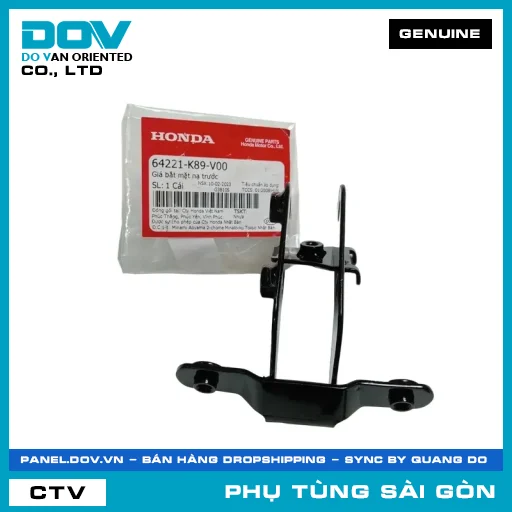 GIÁ BẮT MẶT NẠ TRƯỚC | HONDA PARTS CODE 64221K89V00 — 64221K89V00