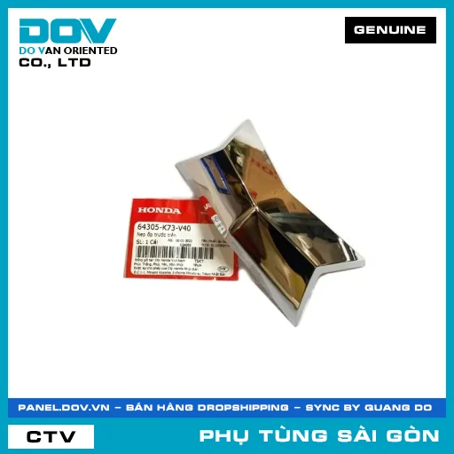 NẸP ỐP TRƯỚC TRÊN | HONDA PARTS CODE 64305K73V40 — 64305K73V40