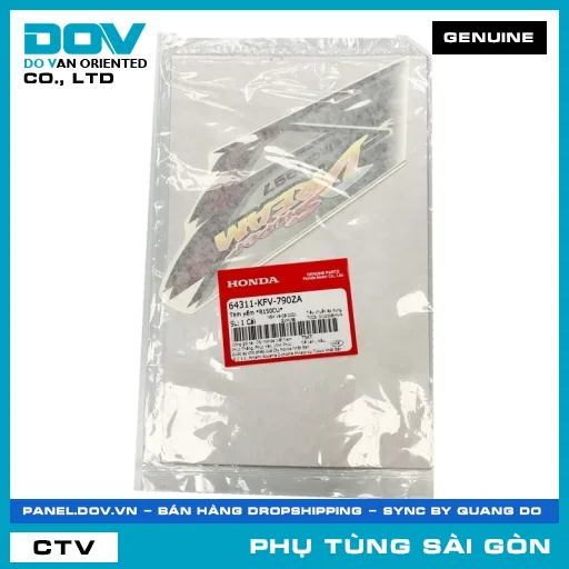 TEM YẾM *R150CU* | HONDA PARTS CODE 64311KFV790ZA — 64311KFV790ZA